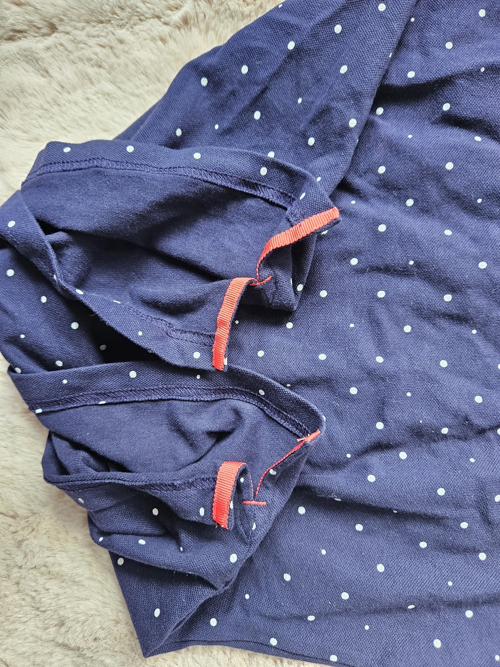 U.S. Polo Assn. Navy Polo with Red and White Trim - Picture 8 of 12